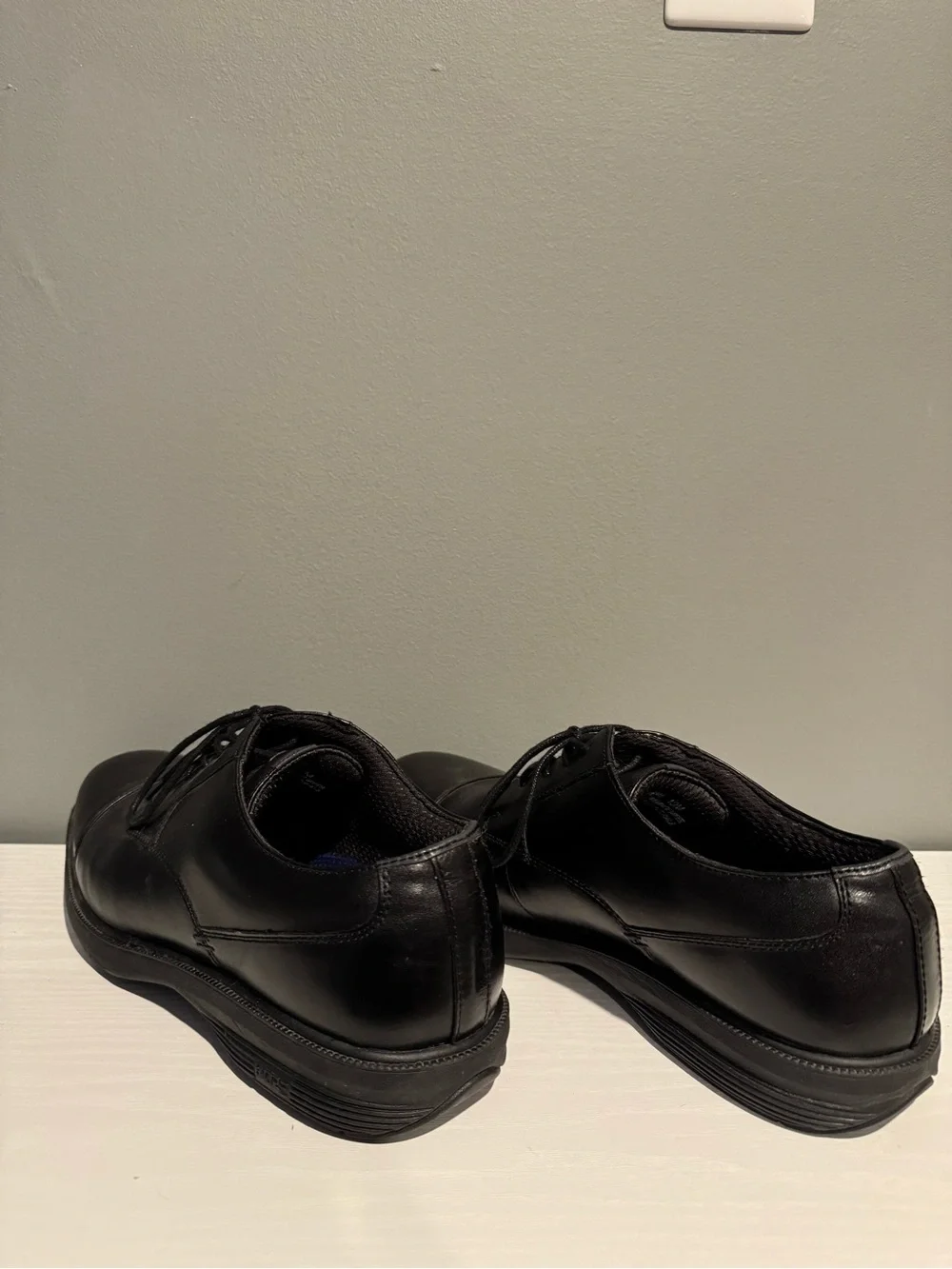 Comfort Gel Nunn Bush Kore Black Men's Lace-Up Dress Shoes